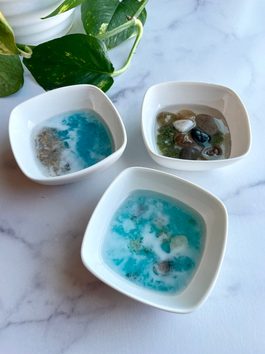 River Stone Ceramic Trinket-Ring Dish