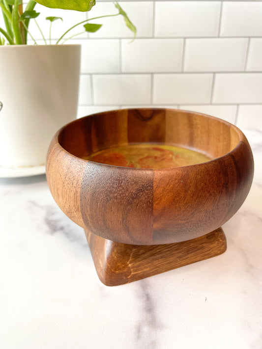 Red Color Bloom Trinket-Ring Dish