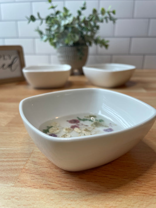 Nature-Inspired Ceramic Trinket Dish Trio – Set of 3-Bundle