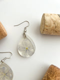 Mini Teardrop Lavender Resin Earrings Mini Teardrop Lavender Resin Earrings