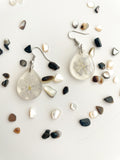 Mini Teardrop Lavender Resin Earrings Mini Teardrop Lavender Resin Earrings