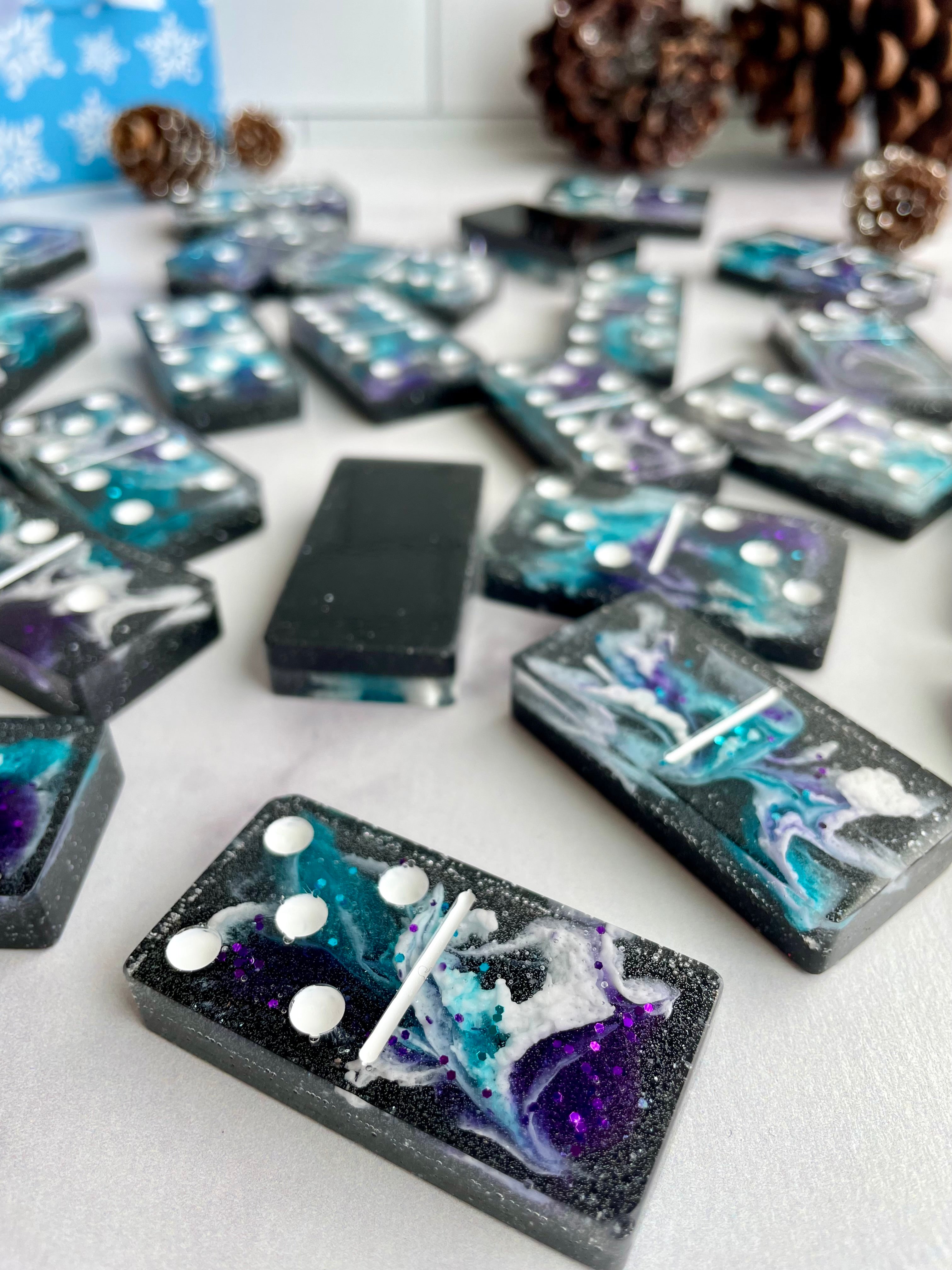 Commission Order-Galaxy Dominoes- Double 6 game