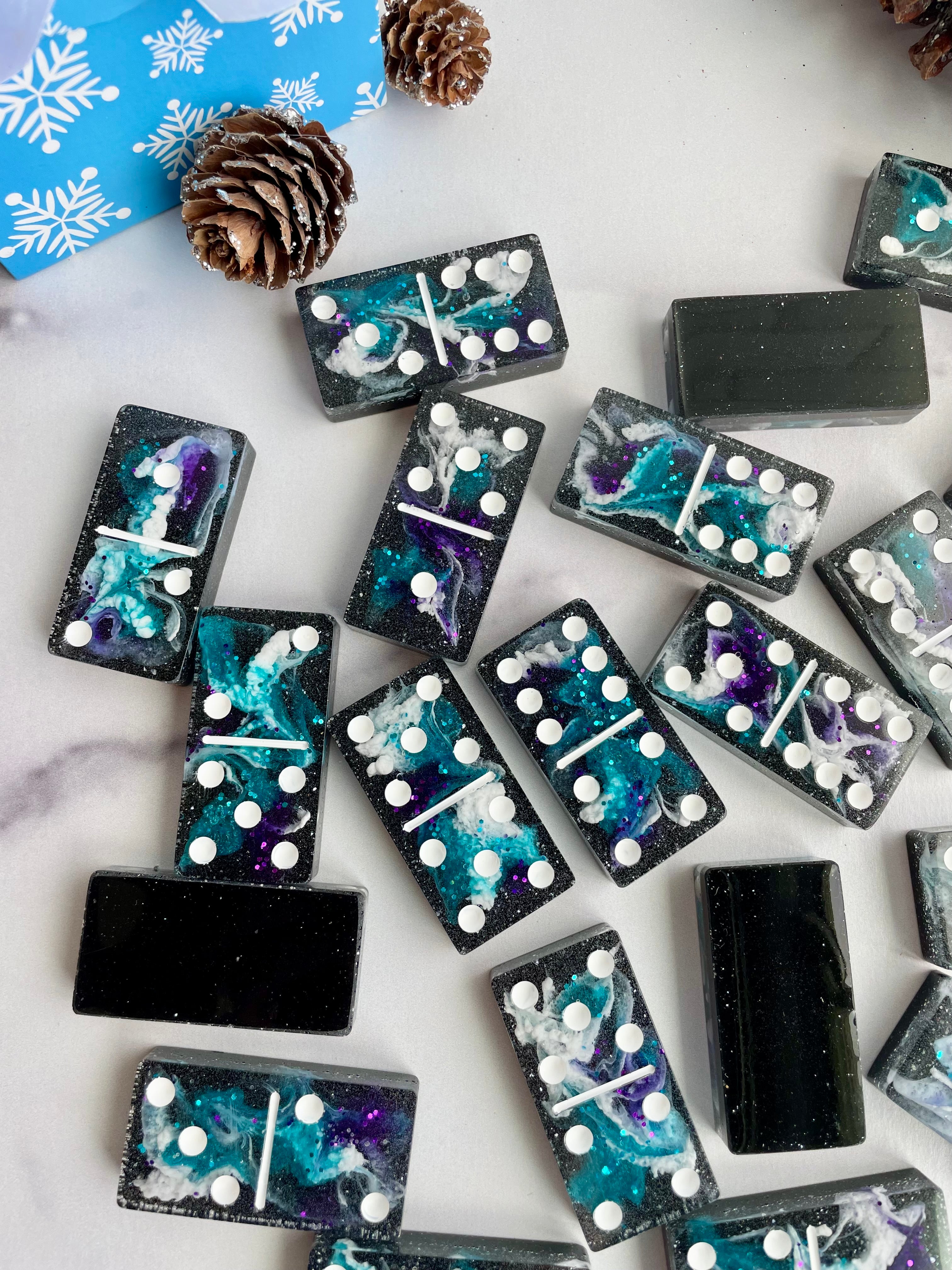 Commission Order-Galaxy Dominoes- Double 6 game