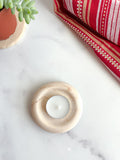 Coffee Marble Stone Ring Dish