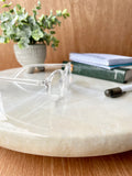 White Marble Lazy Susan