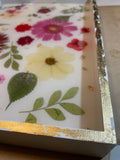 Red Flower Serving Tray