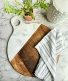 White Marble Charcuterie-Cutting Board