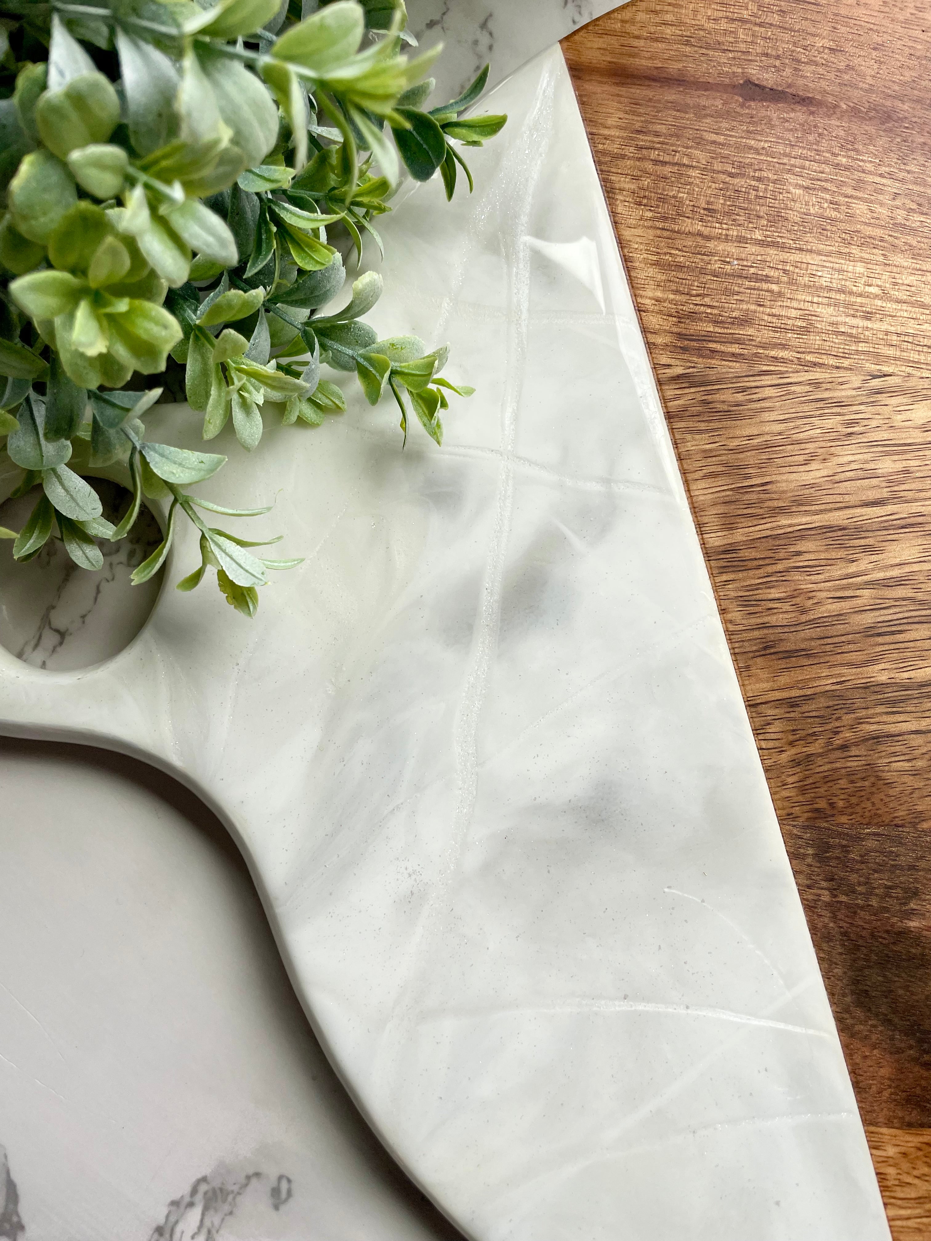 White Marble Charcuterie-Cutting Board