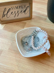 Gray Marble Ring Trinket Dish