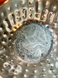 Gray Marble Metal Ring Dish