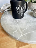 Gray Marble Lazy Susan