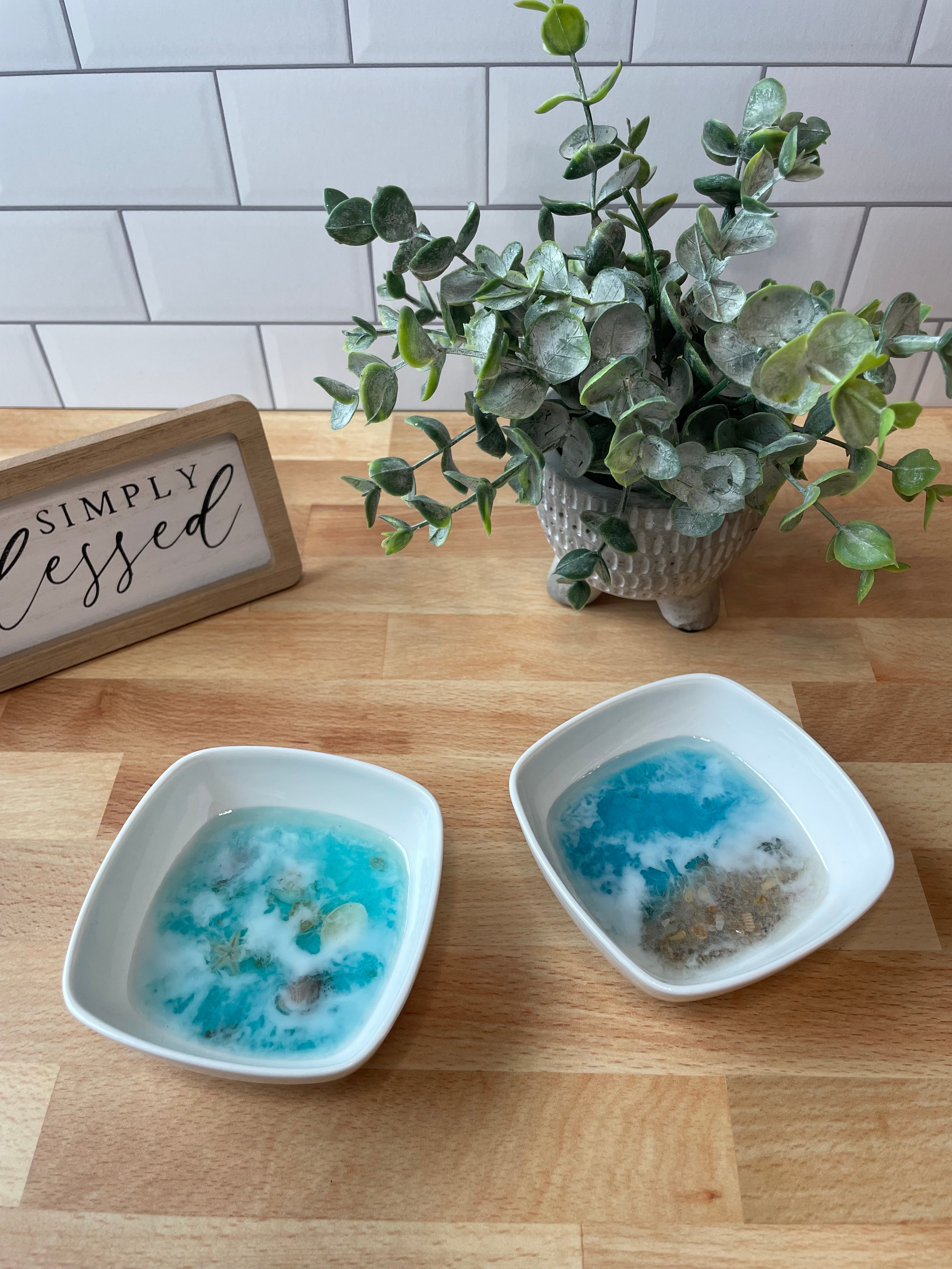 Coastal Calm Trinket Dish Duo – Set of 2- Bundle
