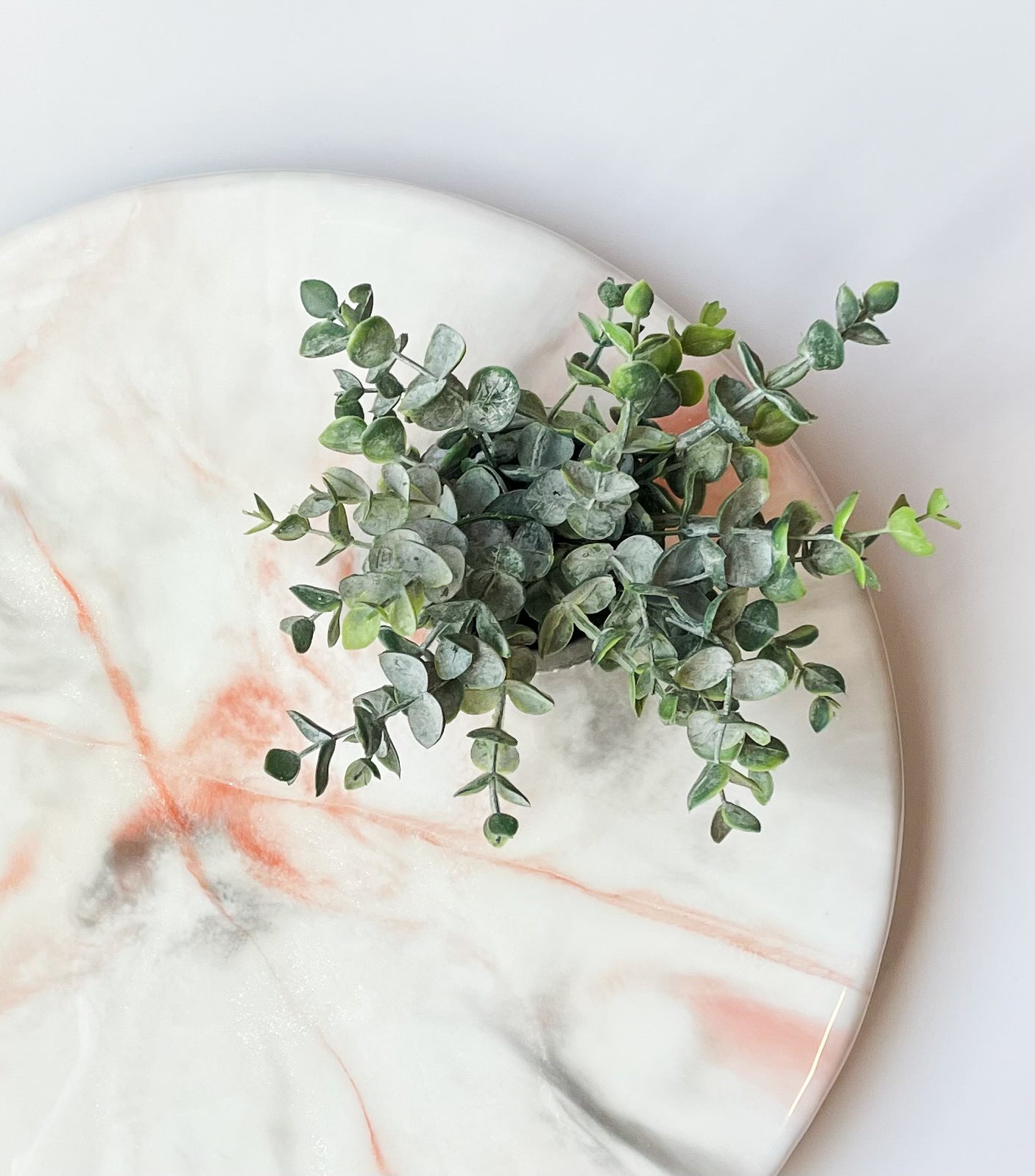 Fall-Inspired Marble Lazy Susan