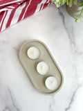 Gray Oval Trinket Tray – Catchall Dish