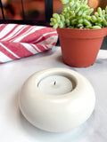 Natural White Stone Tealight Holder