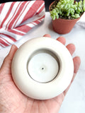 Natural White Stone Tealight Holder