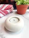 Natural White Stone Tealight Holder