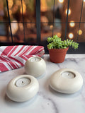 Natural White Stone Tealight Holder