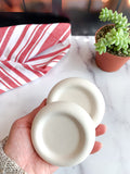 Natural White Stone Ring Dish (Set of 2)