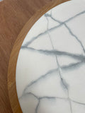 White Calcutta Marble Lazy Susan