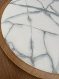 White Calcutta Marble Lazy Susan