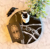 Black Soapstone Marble Lazy Susan