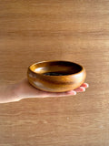 Black Marble Resin Design handmade Unique Jewelry Ring Key Dish Trinket Wood Bowl